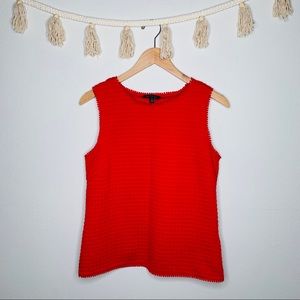 Banana Republic Red Sleeveless Top Size S